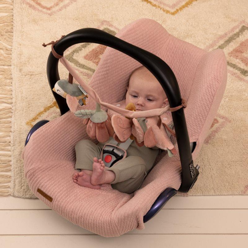 Kinderwagenkette Blumen und Schmetterlinge