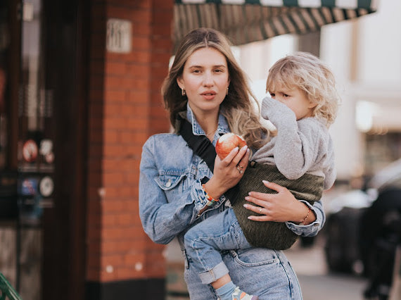 Wildride Kindertrage Corde Olivegrün