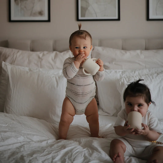 Silikon Schnabeltasse Sand